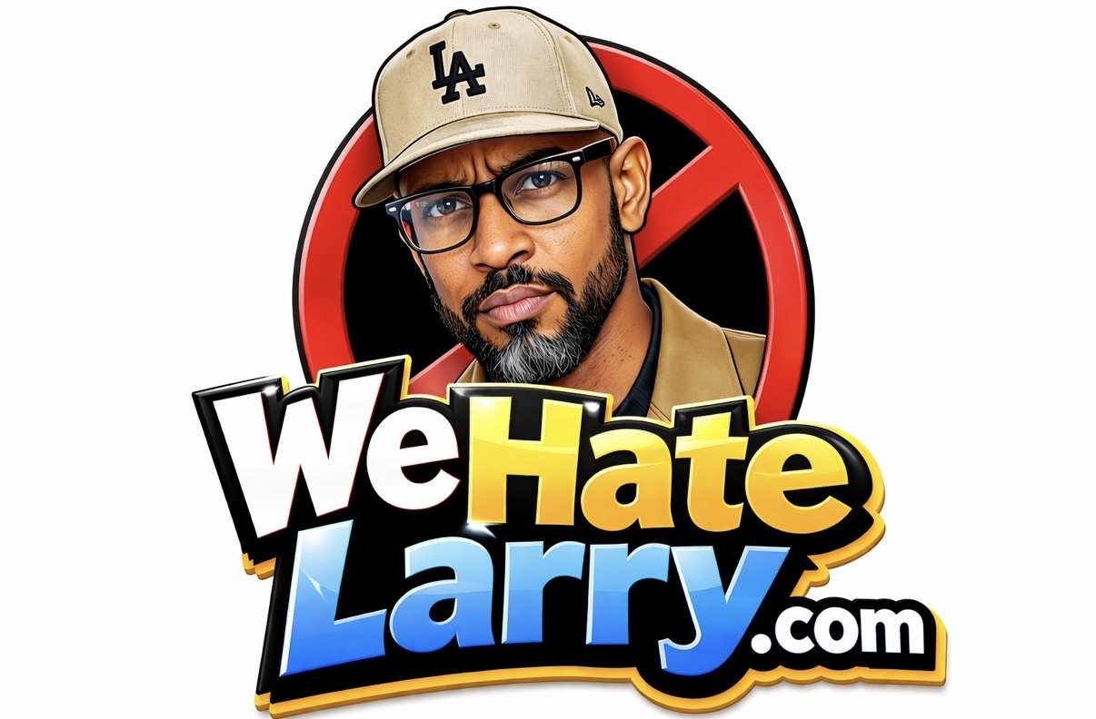 We Hate Larry illustrated logo